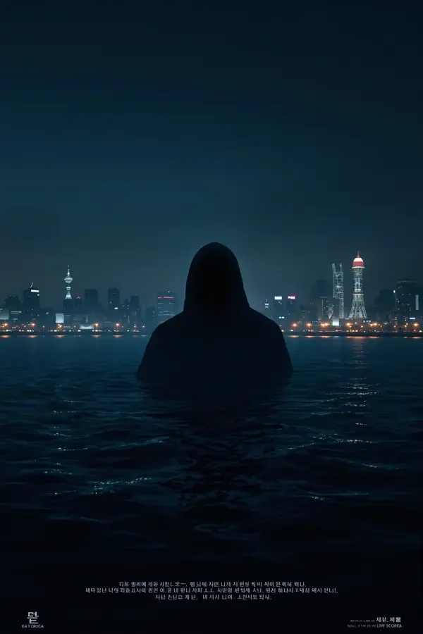 汉江潮汐 灯箱海报