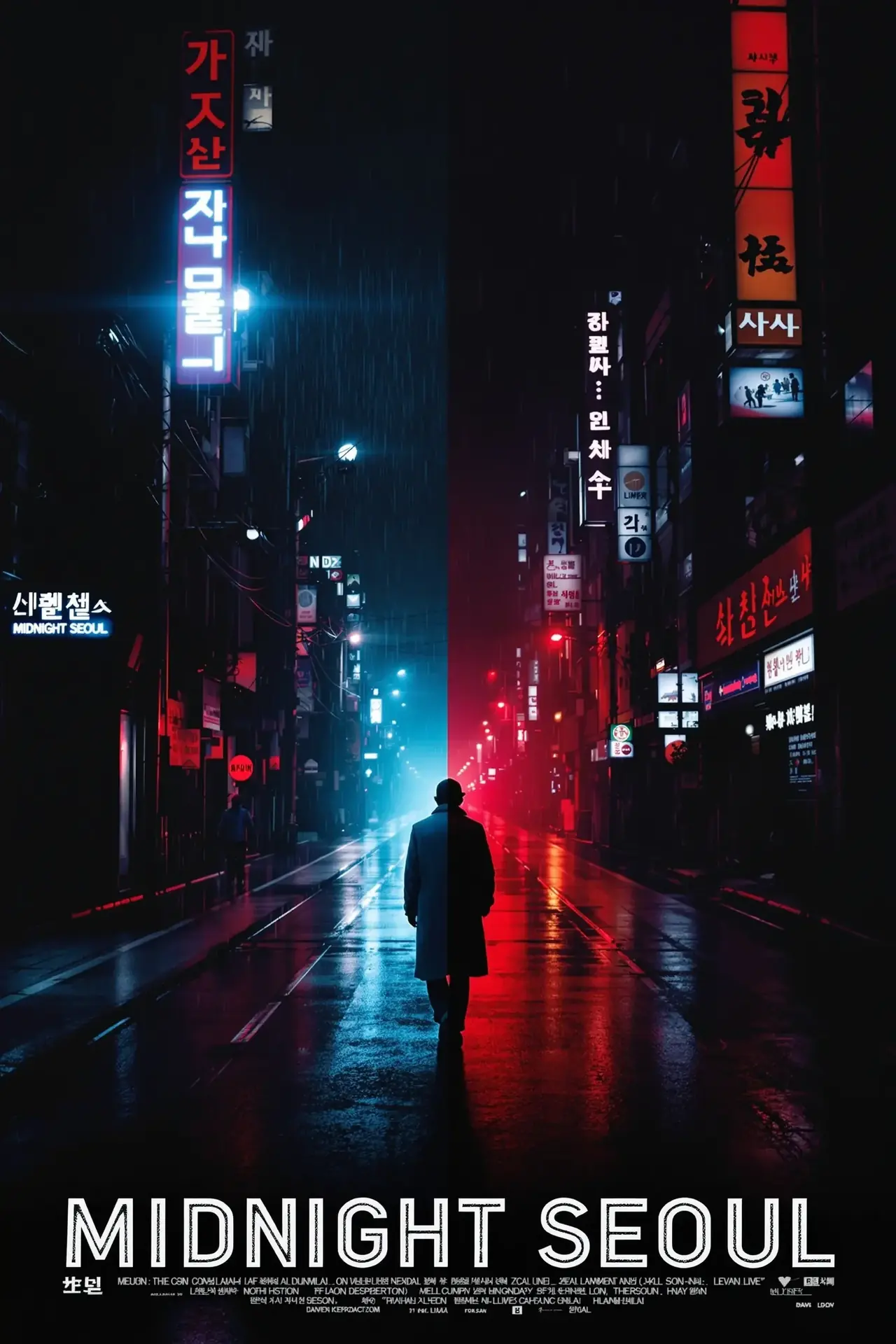 霓虹契约 灯箱海报